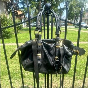 Black Leather Bag
